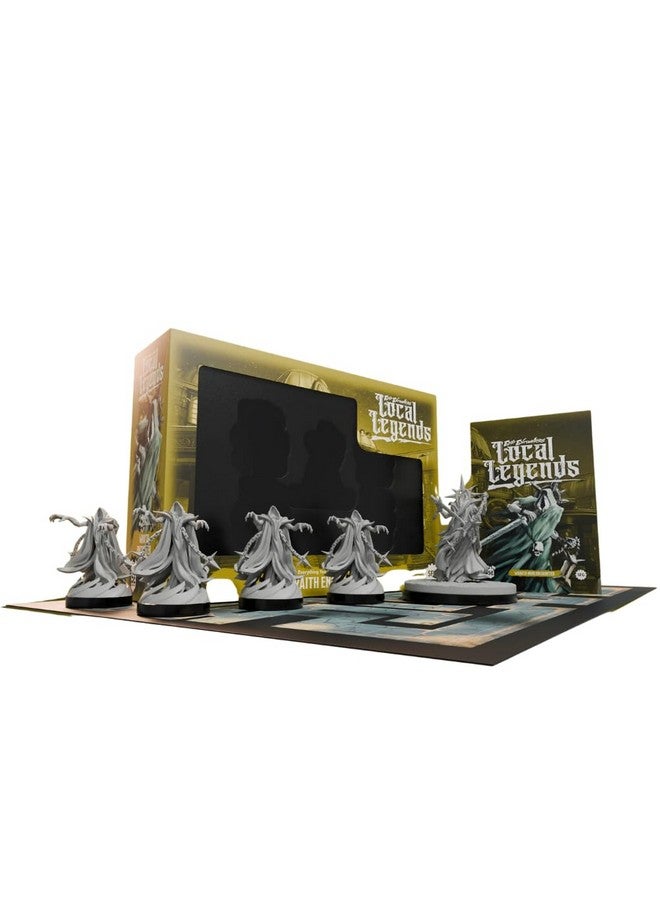 Steamforged Games Epic Encounters Local Legends RPG Bundle: Owlbear, Bat Demon Diaemus, Ghost Pirate, and Wraith (4 Items) - Image 5