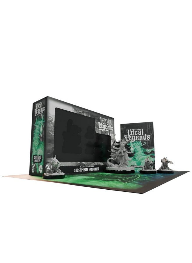 Steamforged Games Epic Encounters Local Legends RPG Bundle: Owlbear, Bat Demon Diaemus, Ghost Pirate, and Wraith (4 Items) - Image 4