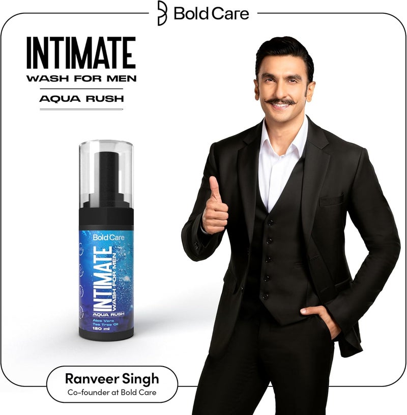 Bold Care Aqua Rush Intimate Wash for Men - Image 2