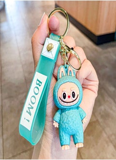 Generic Labubu Keychain - Cute Cartoon Plush Pendant for Backpacks and Bags  - Image 2