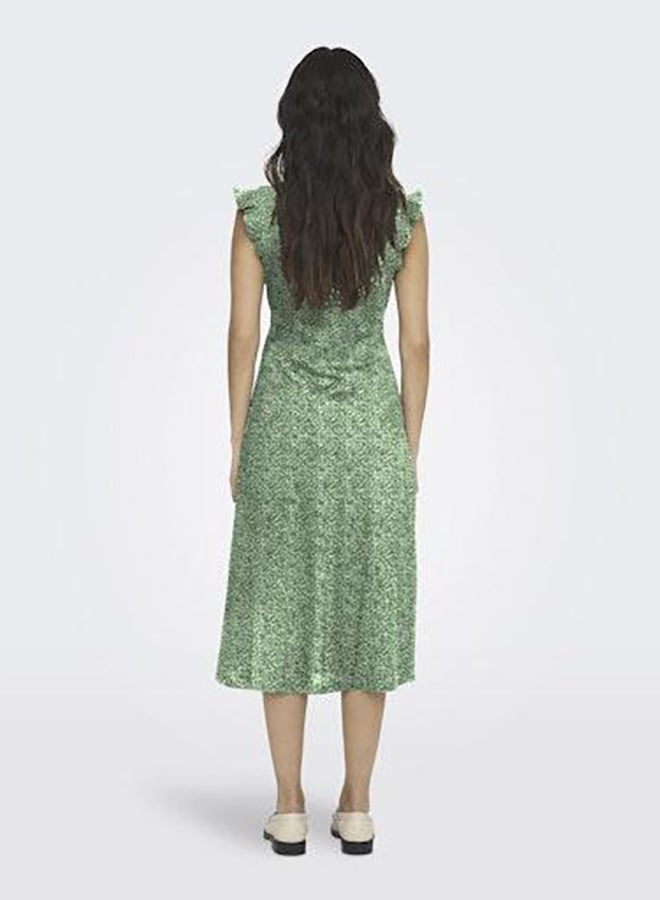 ONLY Onlmay Life S/L Wrap Midi Dress Jrs Noos  - Image 2