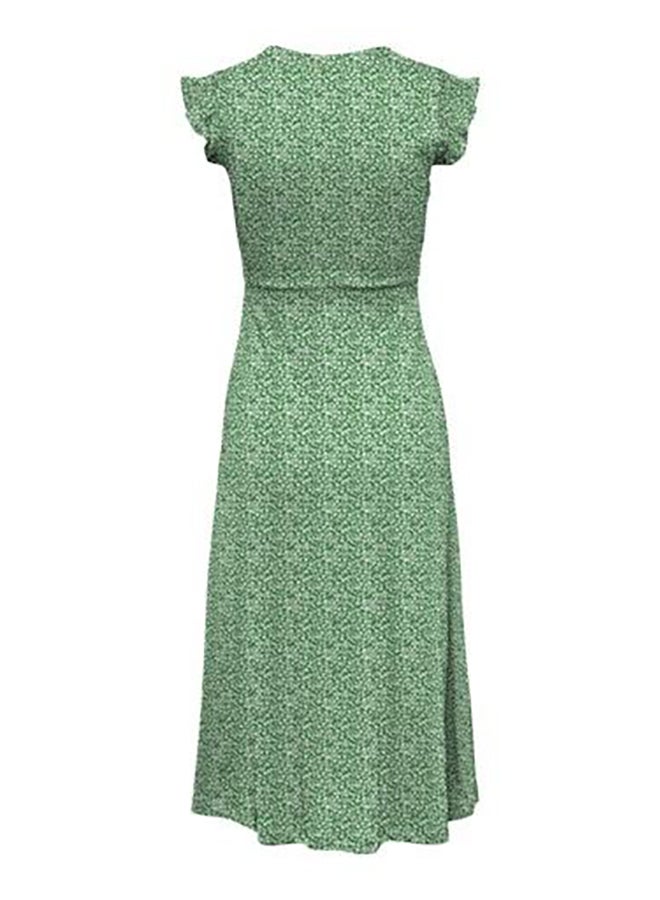ONLY Onlmay Life S/L Wrap Midi Dress Jrs Noos  - Image 4