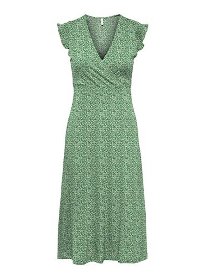 ONLY Onlmay Life S/L Wrap Midi Dress Jrs Noos  - Image 3