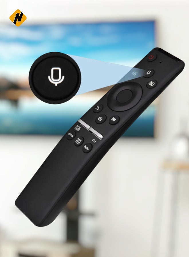 HuHa Voice Remote Control for Samsung Smart TV, Low Power Tech Remote, All Samsung with Voice Function Smart Curved Frame QLED LED LCD 8K 4K TVs - Image 1