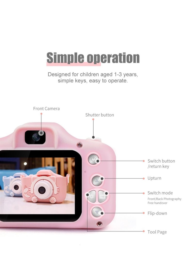 GULFLINK كاميرا اطفال للبنات والاولاد ازرق - Image 5