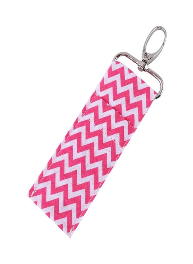NIBEMINENT Wave Pattern Lipstick Holder Keychain