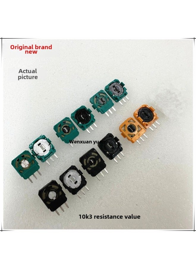 Generic Original PS4/PS5 Rocker Potentiometer 3D Carbon Film Ps5 Handle Rocker Side Xbox One Potentiometer-Product Color:ALPS Original 10K3Ω Green Black Core  - Image 4