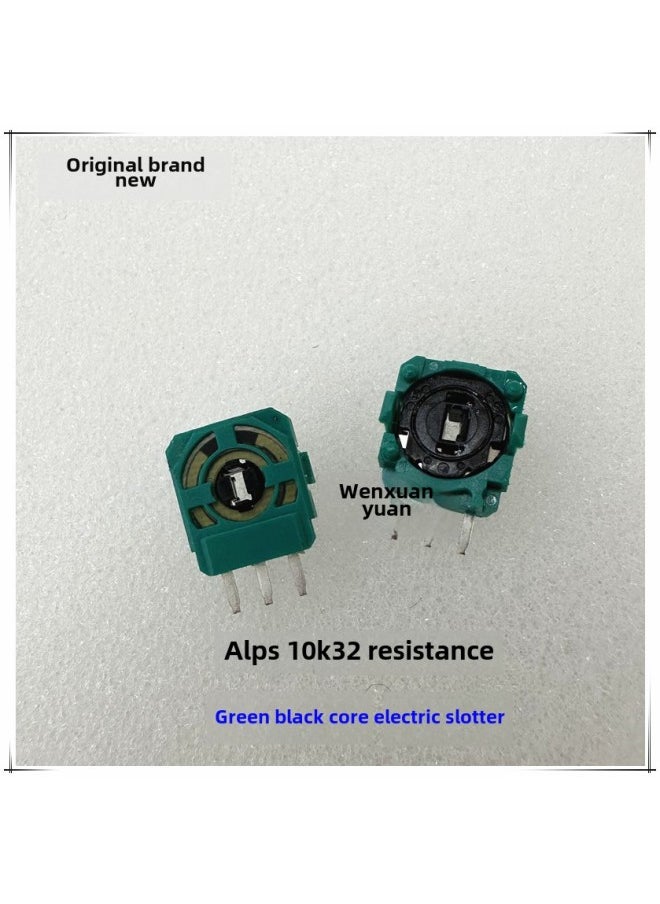 Generic Original PS4/PS5 Rocker Potentiometer 3D Carbon Film Ps5 Handle Rocker Side Xbox One Potentiometer-Product Color:ALPS Original 10K3Ω Green Black Core  - Image 1