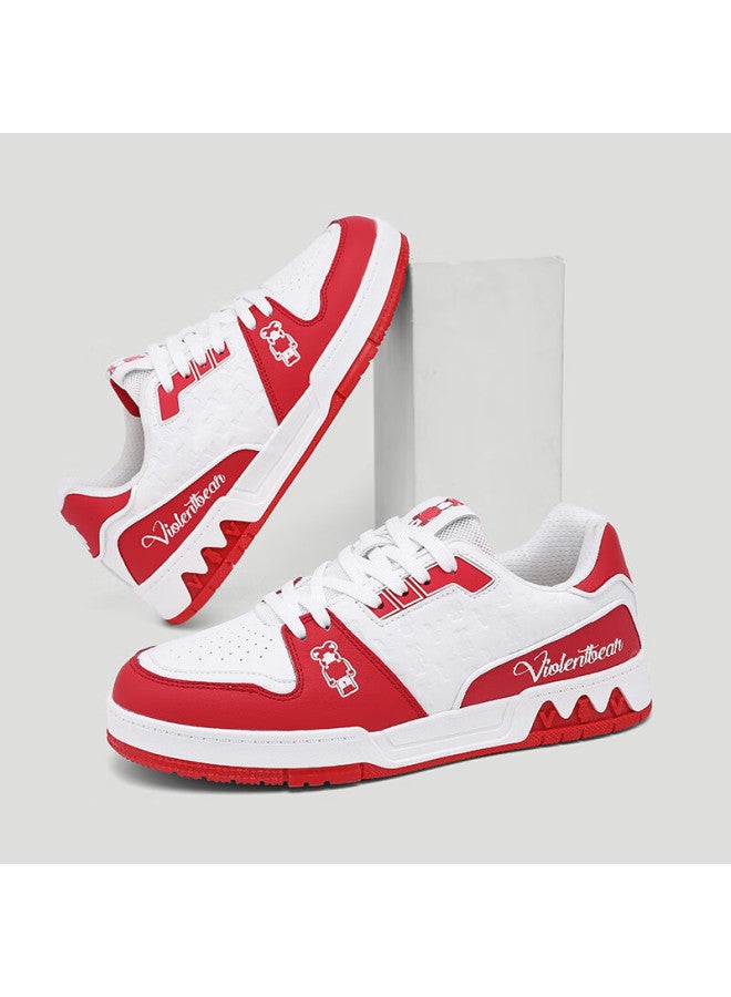 Violentbear Men's Shoes, Winter New Style Sneakers, Casual Shoes, Warm Cowhide, Height-increasing Trendy Shoes, Couple's Shoes, Versatile Footwear For Me - Image 5