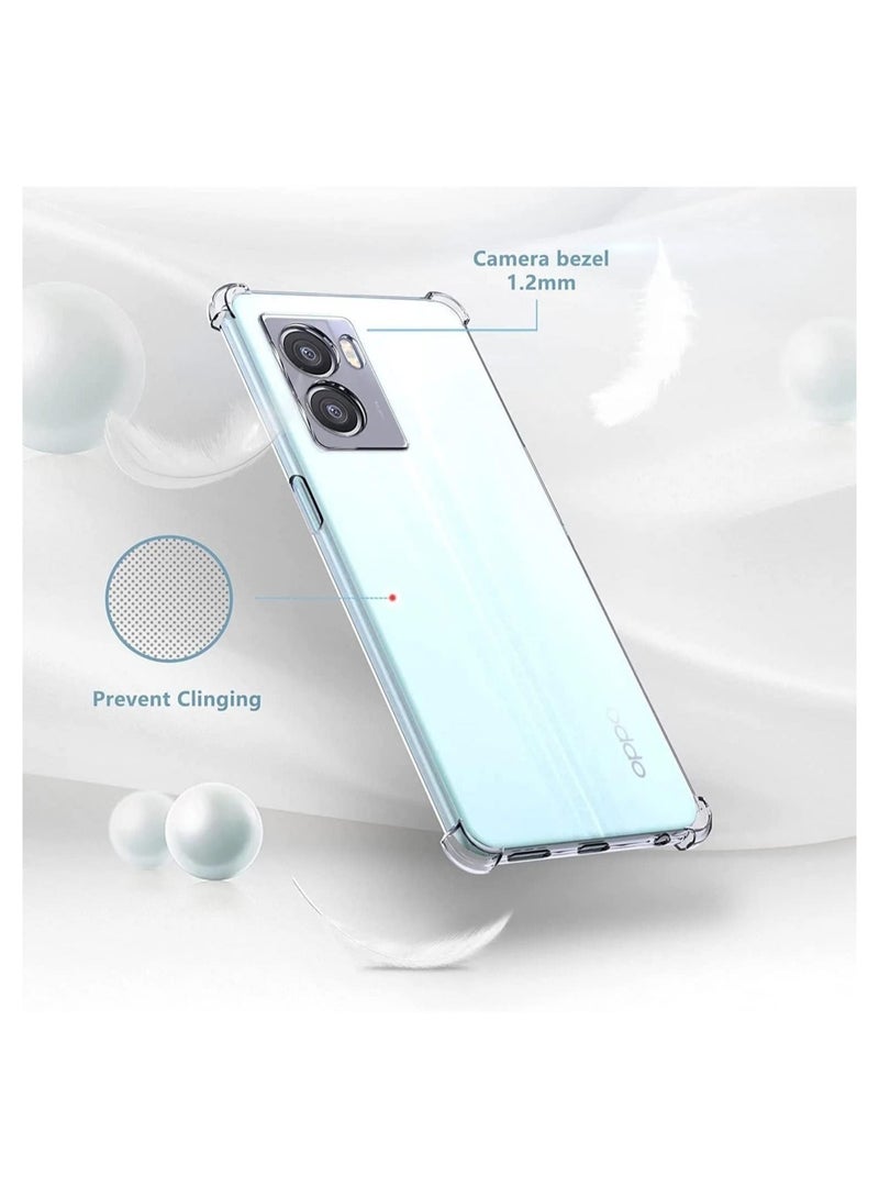 MUNTAQI Case for OPPO A57 4G Clear Case Cover Soft Flexible Transparent Silicone TPU Back Cover Full Camera Protection with Shockproof Bumper Corner - Image 2