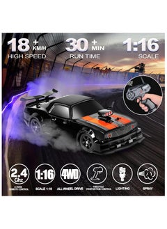 PlayandDream RC Drift Car 1:16 Scale 4WD 18KM/H High Speed Model Vehicle  - Image 4