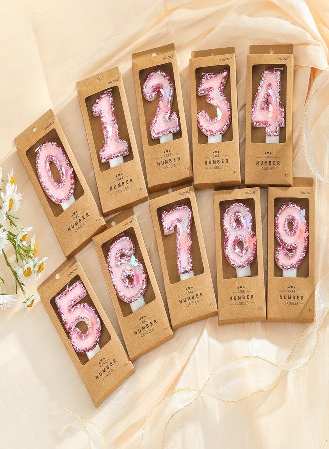 PHD CAKE Number 1 Pink Butterfly Birthday Candles, Butterfly Themed Number Candles, Cake Number Candles, Party Celebration - Image 3