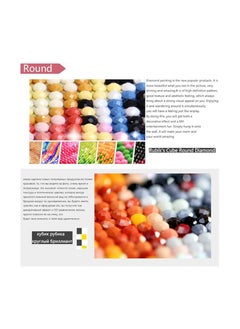 هاسذيب مجموعة لوحات الماس 5D من HASTHIP® حسب الرقم، 40 × 50 سم لوحة ماسية كاملة الحفر مطرزة بأحجار الراين صور للكبار والأطفال للاسترخاء وديكور الحائط المنزلي (متعدد الألوان 3)  - Image 2