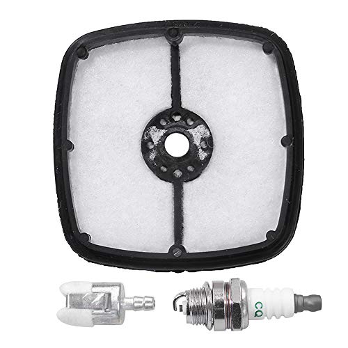 Anxingo SRM 225 Air Filter Tune Up Kit for Echo ES-210 GT-200 GT-225 HC-150 HC-225 PAS-225 PAS-265 PB-250 PE-225 SHC-225 SRM-210 SRM-225 A226001410 with bpm8y Spark Plug - Image 2