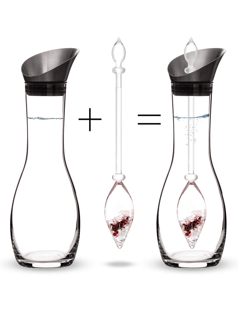 VitaJuwel Era | Crystal Water Carafe (for Gemstone Vials) - Image 3