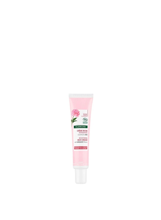 Klorane Peony Soothing Rich Cream 40ml - Image 1
