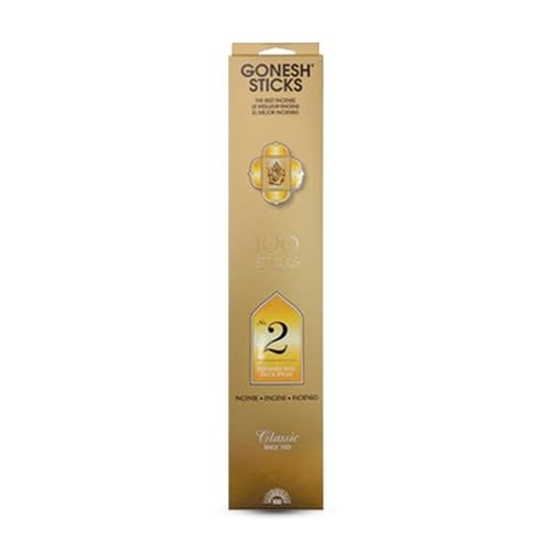 Gonesh - Classic Collection - Non-Toxic 10” Slow Burn Light Floral Aromatic Sticks - No. 2-100 Pack - Image 1