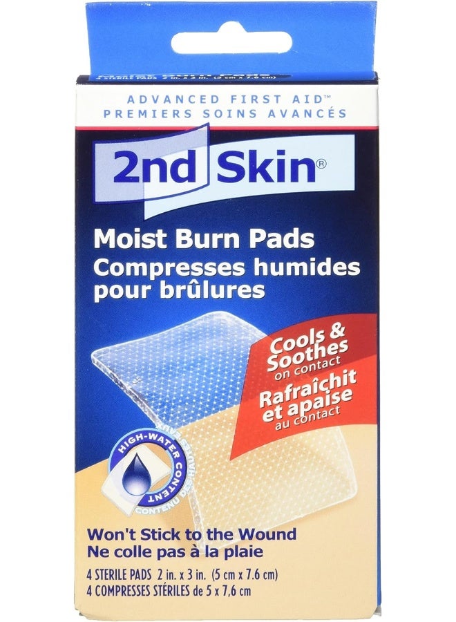 Spenco 2nd Skin Moist Burn Pads, Medium (2 x 3 Inches), 4-Count - Image 1
