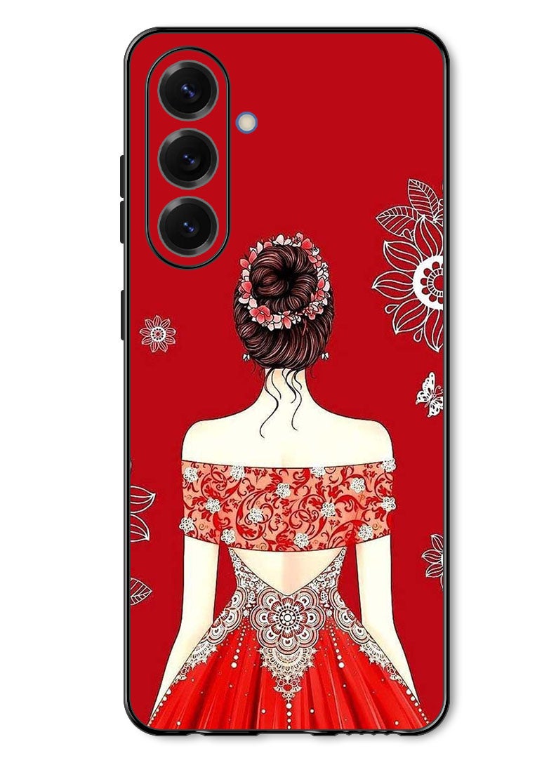 Theodor Case Compatible with Samsung Galaxy A57 Protection Shockproof Bumper Cover Cute Ladyy - Image 1