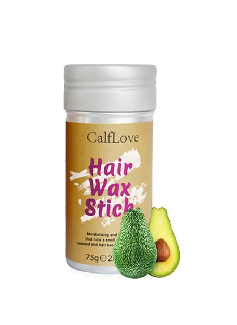 Hair Wax Stick Strong and Long Lasting,Contains Avocado And Beeswax To nourish Your Hair,Hold Non Greasy Styling Wax for Flyaways Edge Frizz Hair Suitable for Unisex