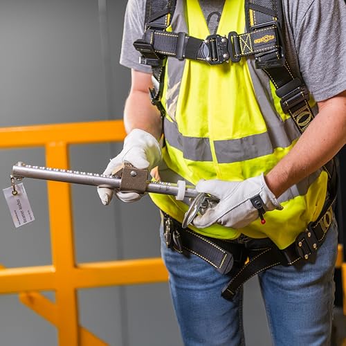 Guardian Fall Protection حارس 00101 بيمر 2000 | رافعة أفقية | تناسب العوارض من 3.5 إلى 14 بوصة بسمك يصل إلى 1.25 بوصة | تركيب بدون أدوات | متوافق مع OSHA و ANSI - Image 2