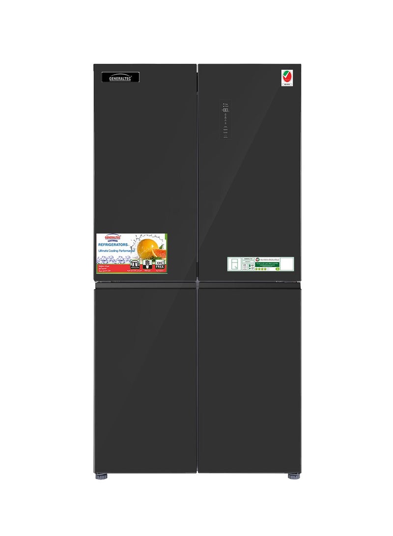 GENERALTEC Generaltec 4- Glass Door No Frost Refrigerator – Model GR835BG4D 431L Capacity | 6 Freezer Drawers | Energy Saving & Eco-Friendly 5-Year Compressor Warranty | Modern & Spacious Design | Glass Finishing  - Image 1