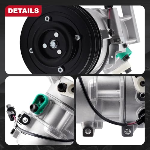Hsbang AC Compressor Compatible with Rio Accent 2012 2013 2014 2015 2016 2017 L4 1.6L Replace 977011R100,977011W600 Pre-filled with Compressor Oil - Image 5