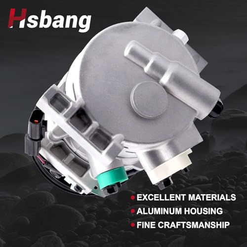 Hsbang AC Compressor Compatible with Rio Accent 2012 2013 2014 2015 2016 2017 L4 1.6L Replace 977011R100,977011W600 Pre-filled with Compressor Oil - Image 4