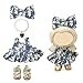 NEOVISTA Clothes Compatible with LABUBU Doll 4PCS Designer Chic Luxy Set 17cm Doll Clothes Outfit for Urban Skyline Theme Classic Stylish Accessories for Labubu No Doll Skyline Elegance - Image 3