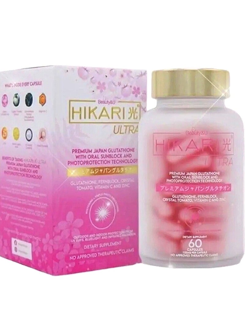 Hikari Ultra Glutathione 60 capsules - Image 1