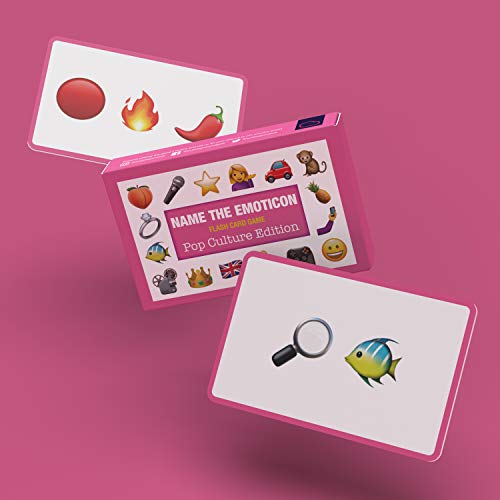 Bubblegum Stuff Name The Emoticon Game Pop Culture Edition Emoji Flash Card Board Game Suitable for Family Kids Teenagers Adults Games Night Essential Great Gift - Image 5