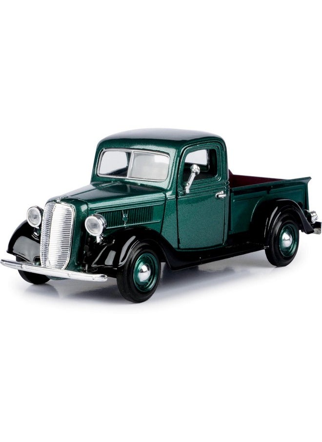 Motor Max Motormax 1937 Ford Pickup Truck Green 1:24 Diecast Car  - Image 1