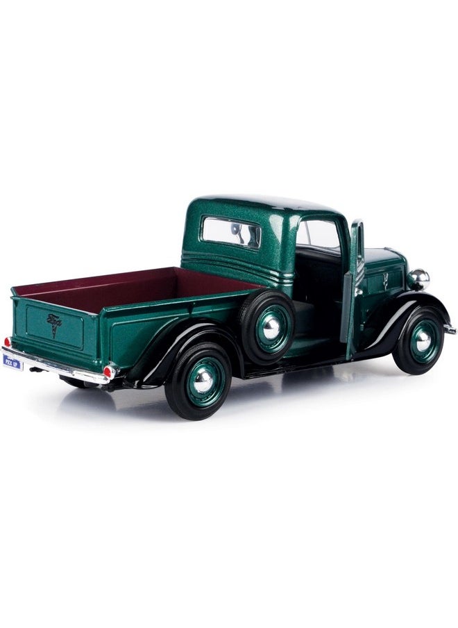 Motor Max Motormax 1937 Ford Pickup Truck Green 1:24 Diecast Car  - Image 3