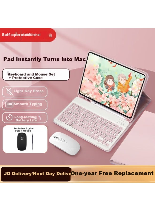 Suoying Apple Ipad Pro Keyboard Case, Integrated 11-inch Magic Keyboard And Mouse Set 21/20/18 Models, Tablet Stand, External Bluetooth, With Stylus - Image 1