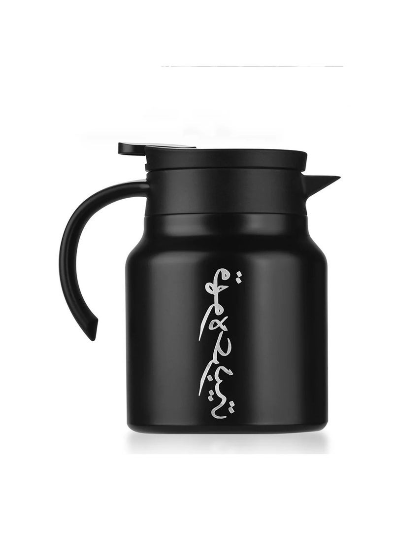 Aijmil Arabic Coffee Pot & Cup Set: Full Travel Kit with 2 Vacuum Cups - Compact & Easy to Store | Bonus: Cleaning Brush + Storage Bag - Image 3