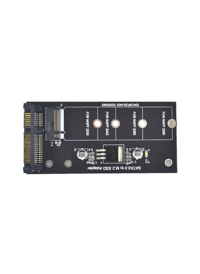 BURAQ ENCNF2S-N01 NGFF To SATA3 Transfer Card M.2 KEY B-M SSD To 6Gbps Interface Conversion Adapter Without Baffle  - Image 1