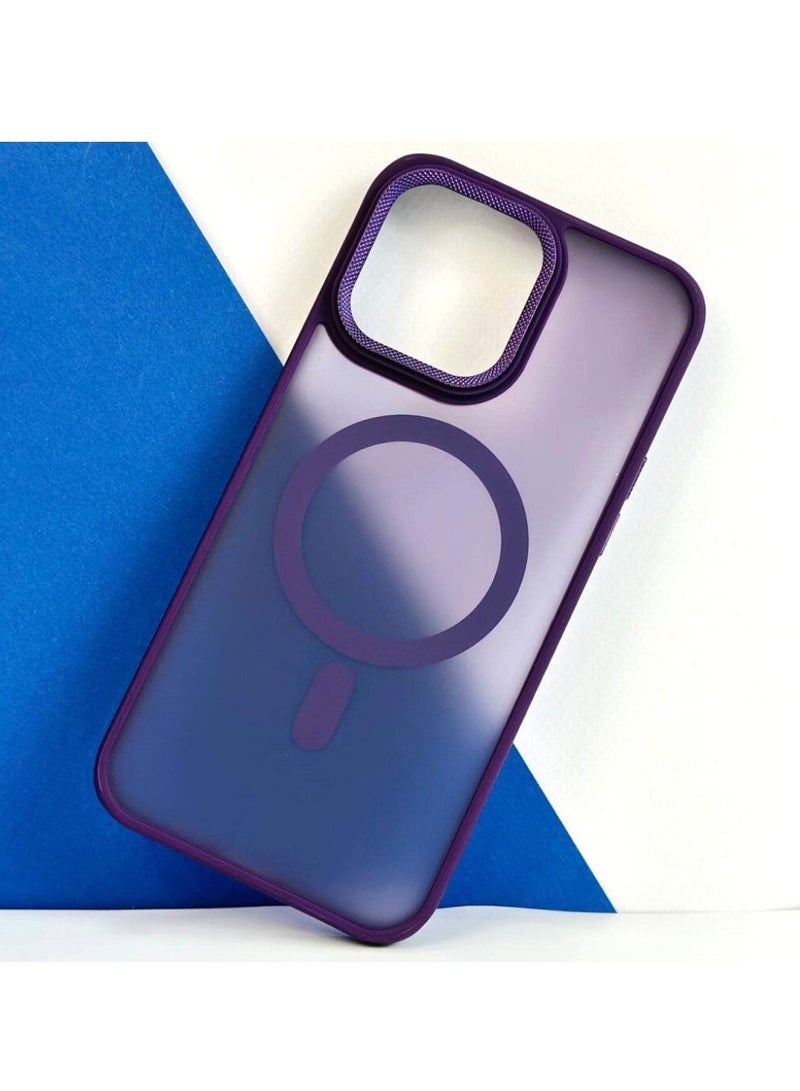 Case for iPhone 13 Pro Case Magnetic Translucent Matte Phone Cases [Compatible with MagSafe] Thin Slim Fit Shockproof Bumper Hard Protective Cover... - Image 1