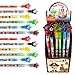 TINYMILLS 24 Pcs Pirate Multi Point Stackable Push Pencil Assortment with Eraser for Pirate Birthday Party Favor Prize Carnival Goodie Bag Stuffers Classroom Rewards Pinata Fillers - Image 3