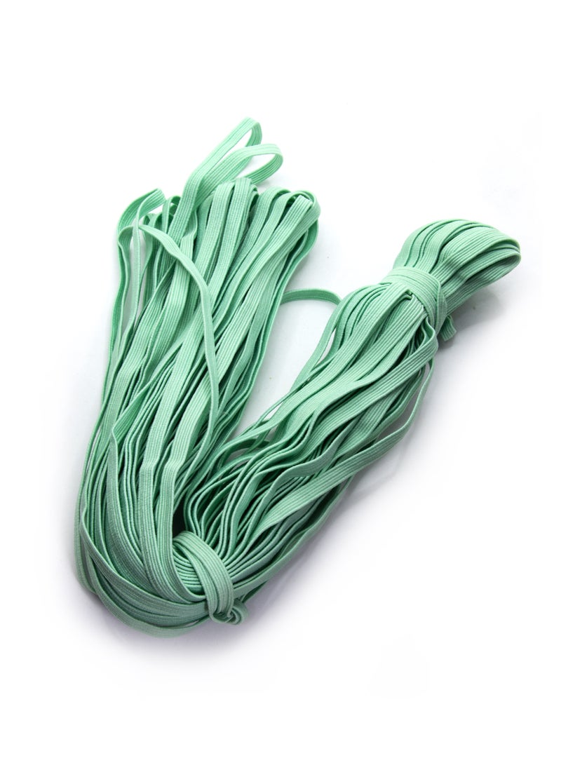 6mm Elastic Bands - 36 Yards for Sewing and Crafting (Light Green) - Image 1