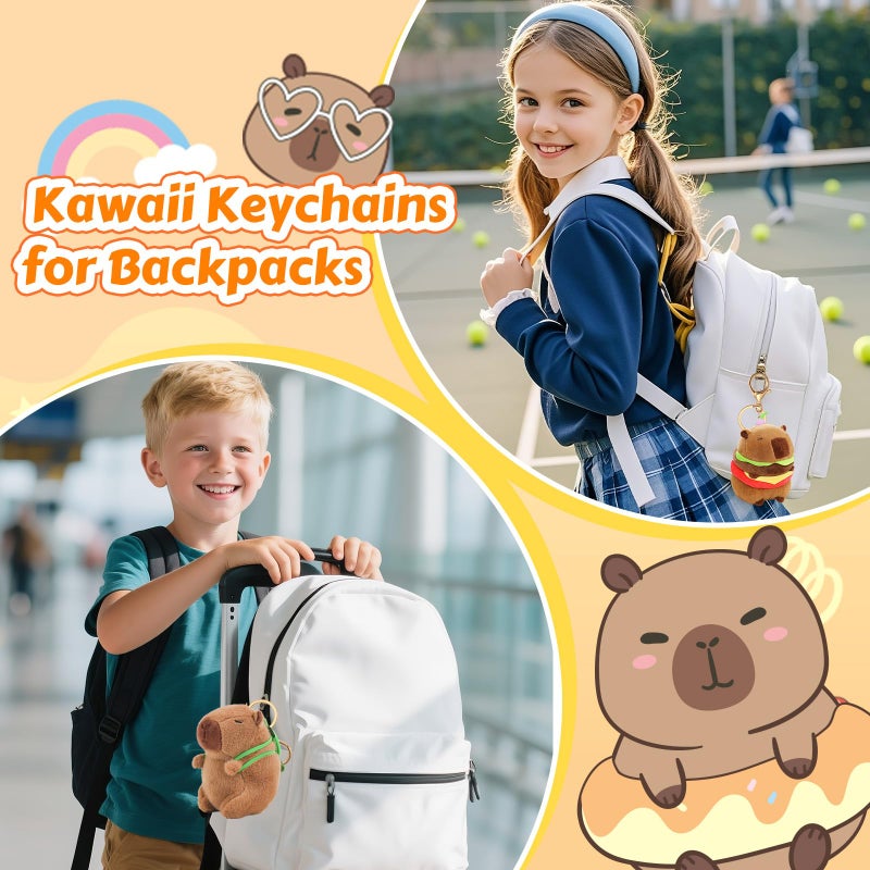 YOYTOO Capybara Gifts For Girls  Kids Capybara Plush Toys Set With Capybara Stuffed Animal  Secret Diary  Ballpoint Pen  Stickers  Birthday Gifts For Little Girls Age 5 6 7 8 9 10-12 Years Old - Image 5