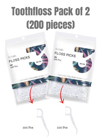 Dental Floss Toothpicks Cleaning Teeth Oral Sticks Picks - 200 Pieces - pzsku/Z62DA82EDCCB5E23BA1AAZ/45/_/1719499551/8c3f0e29-b21c-4dd4-b22a-111cbafa0642