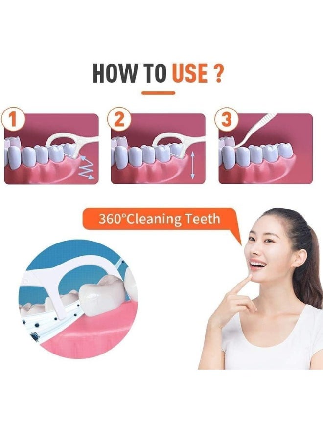 Dental Floss Toothpicks Cleaning Teeth Oral Sticks Picks - 200 Pieces