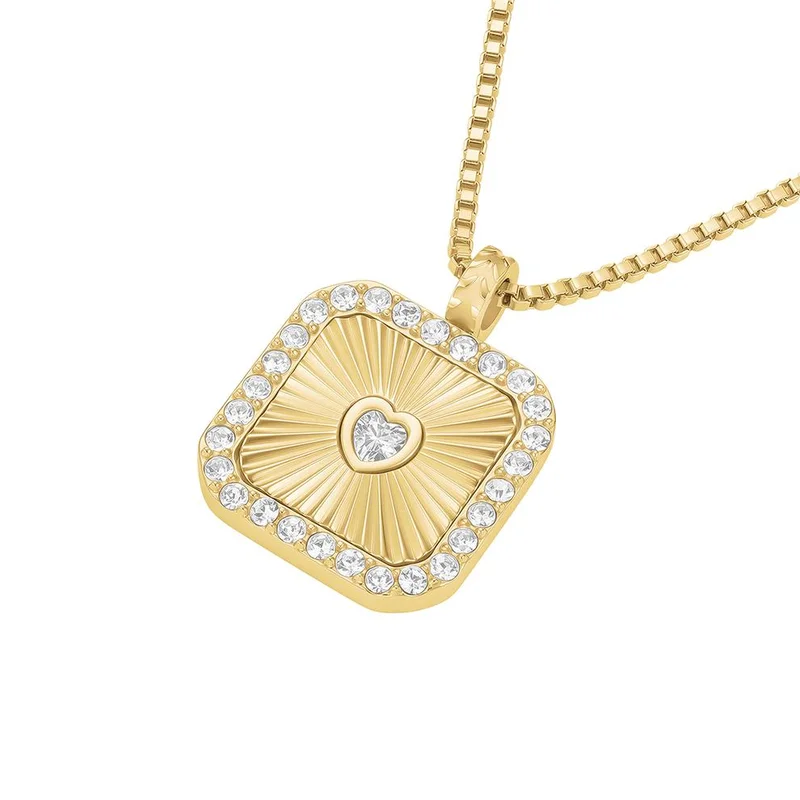 RoseField Rosefield Heart Amulet Necklace Gold - JNHAG-J1269