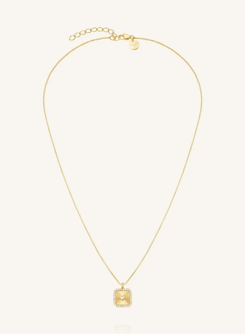 Rosefield  Heart Amulet Pendant Necklace, Gold Plated for Women | Best Price UAE