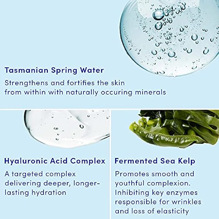 Sand & Sky Tasmanian Spring Water Hydrating Serum with Hyaluronic Acid & Probiotics - Fine Line Reducing Face Serum, Plumps Skin & Smooths Wrinkles, 1 fl oz - Image 5