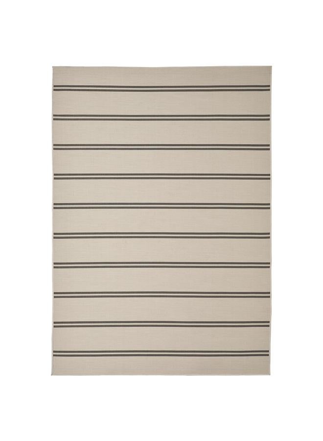 erorex Rug flatwoven, in/outdoor, beige/dark grey, 160x230 cm - Image 1