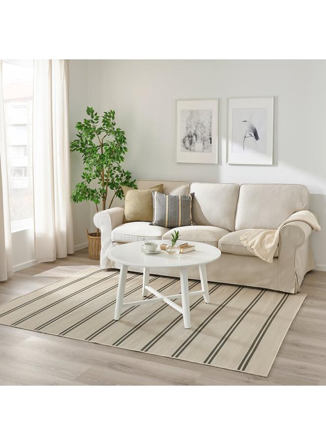 erorex Rug flatwoven, in/outdoor, beige/dark grey, 160x230 cm - Image 3