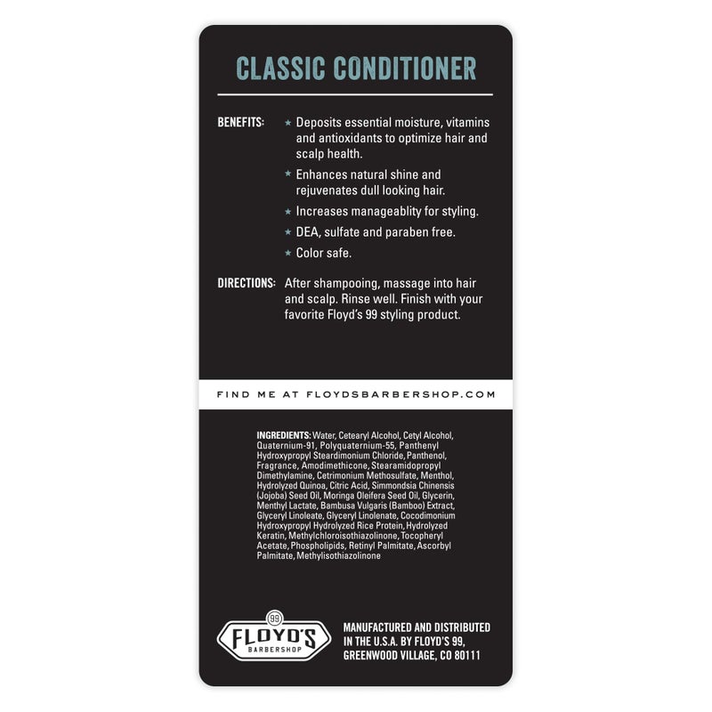 Floyd's 99 Classic Conditioner - Moisturizing - Soothing - Cooling - 33 oz. - Image 2