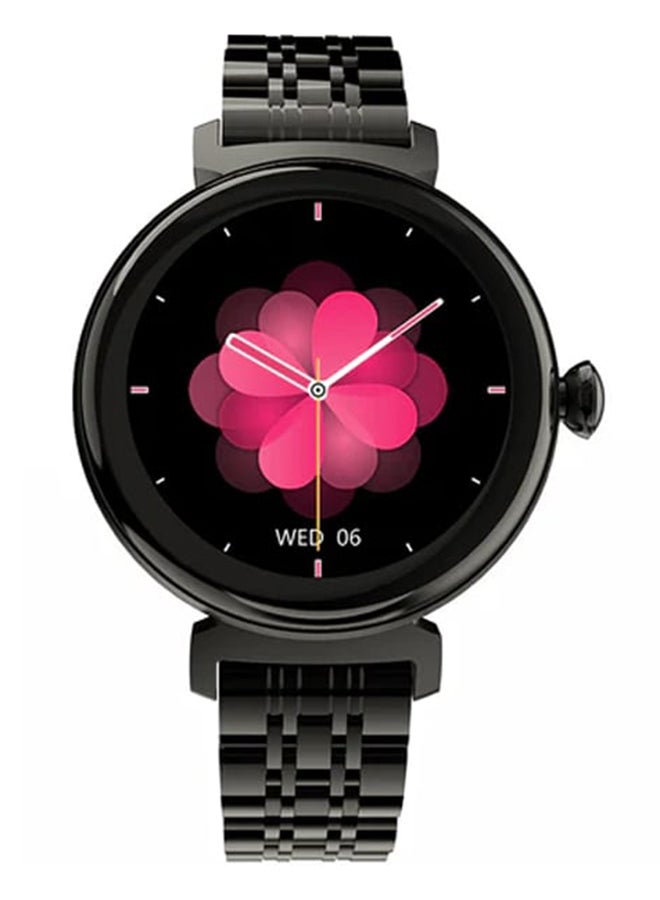 HiFuture ساعة Aura Female Bt Calling الذكية - أسود - Image 1