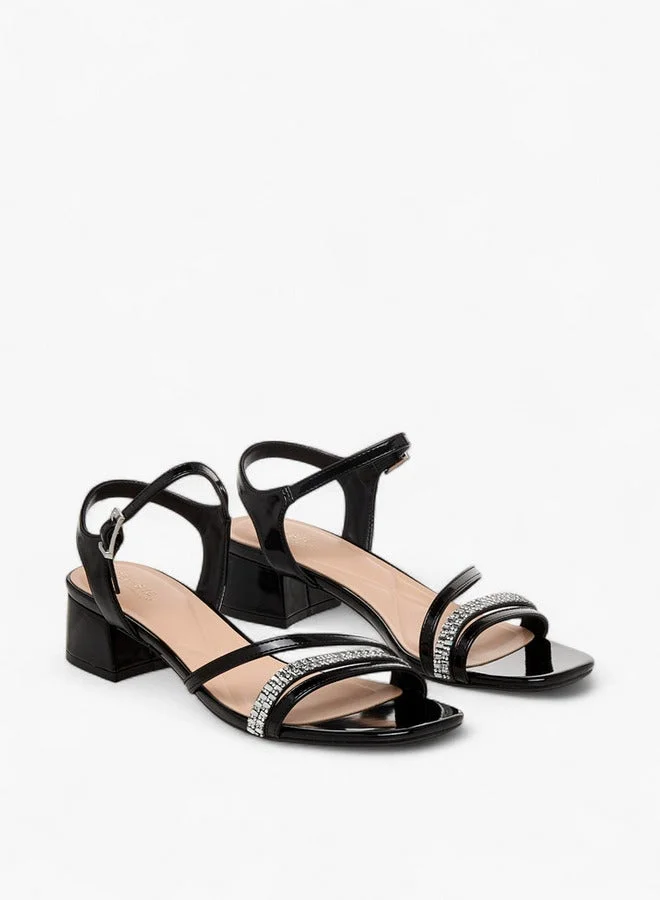 Celeste Women Embellished Block Heel Sandals